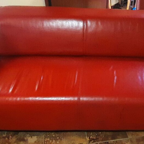 IKEA leather sofa like new