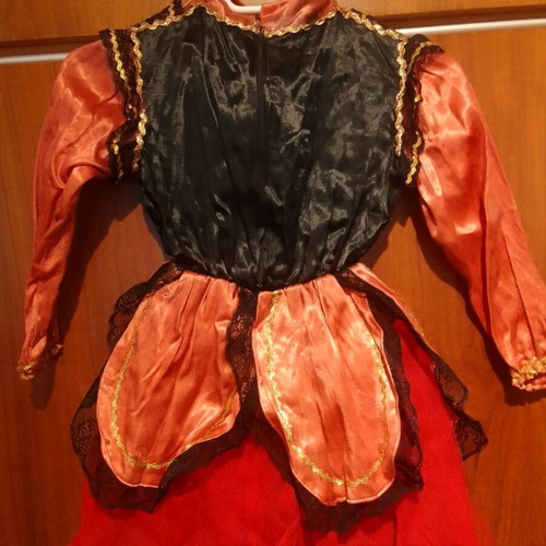 Children's Poppy Carnival Costume like new 1-2 years vintage