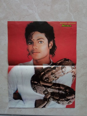 Mickael Jackson double-sided poster new