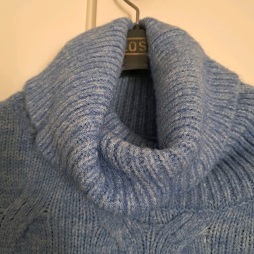 Blue blouse dress like new or long sweater