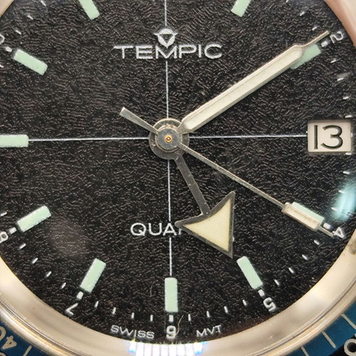 Tempic vintage men's wristwatch, new old stock