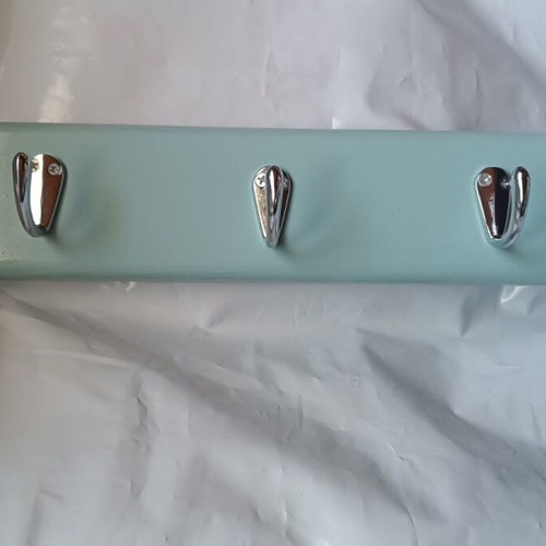 Handmade wall hanger 53cm with 6 hooks, new