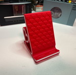 3D Printed Red Mobile Phone Stand New With Heart Design
