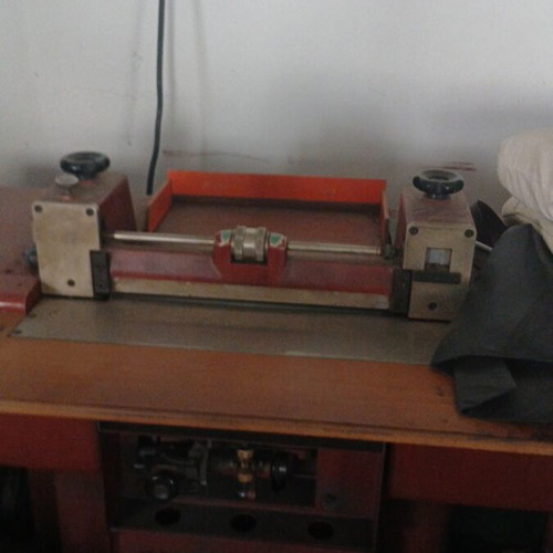 Olympia leather cutting press like new, embossing and slitting machine