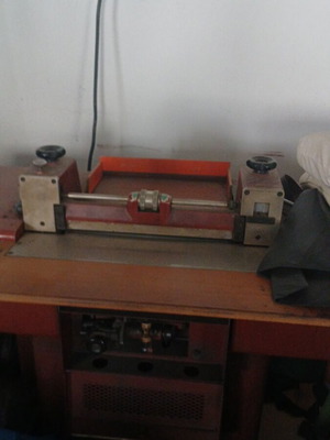 Olympia leather cutting press like new, embossing and slitting machine