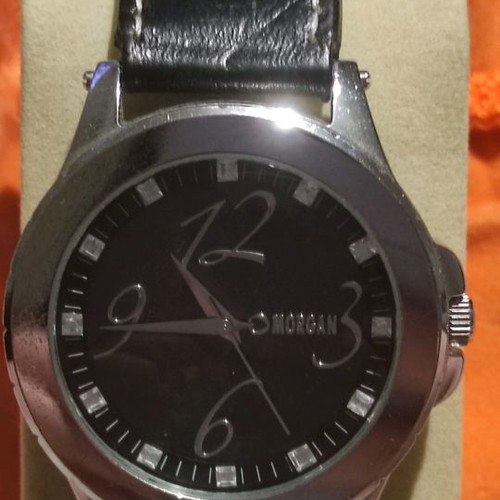Morgan wristwatch used with leather strap women's