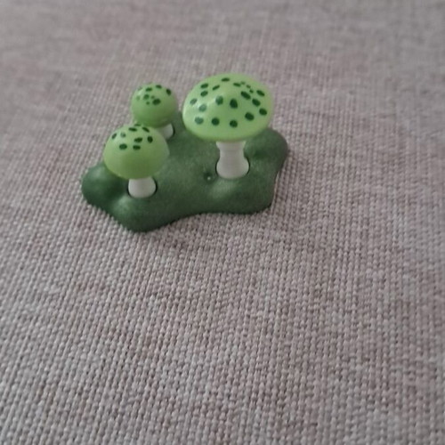 Playmobil green mushrooms toy set