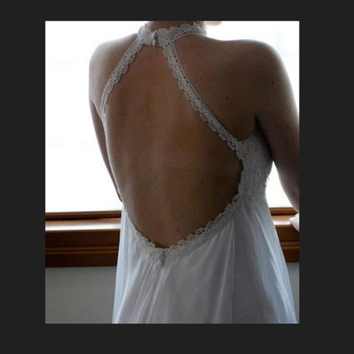 Wedding dress with lace