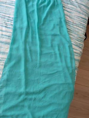 H&M summer skirt size S 36 turquoise used with slight wear