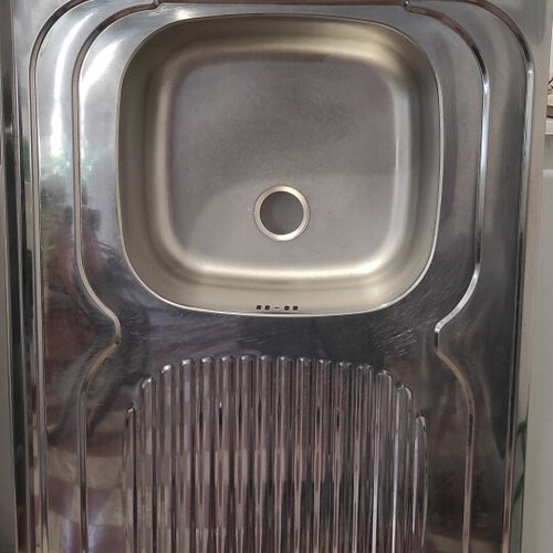 Kitchen sink like new 80x60 cm with 16 cm basin depth