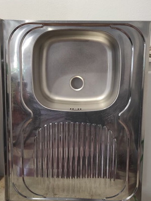 Kitchen sink like new 80x60 cm with 16 cm basin depth