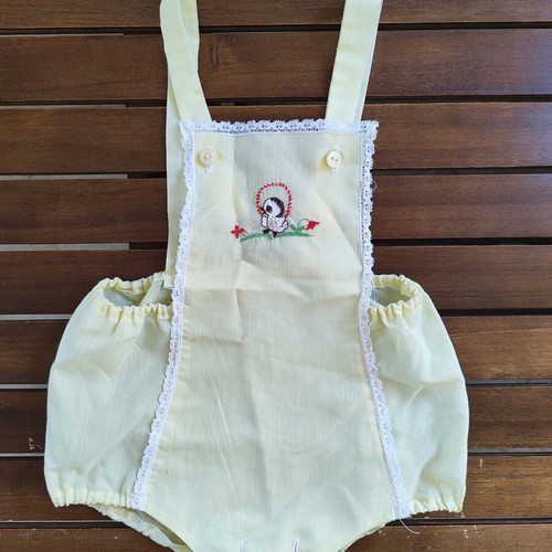 Vintage Baby Set 2pcs Romper and Shirt Like New 0-3 Months