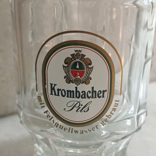 Krombacher Pils Beer Mug collector’s like new
