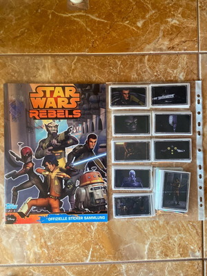 Panini Star Wars Rebels album like new with complete set