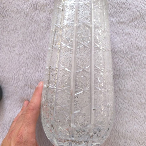 Crystal vase like new 25 cm