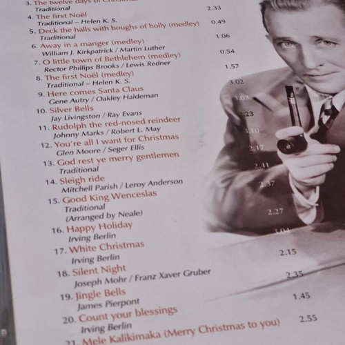 Bing Crosby White Christmas CD like new