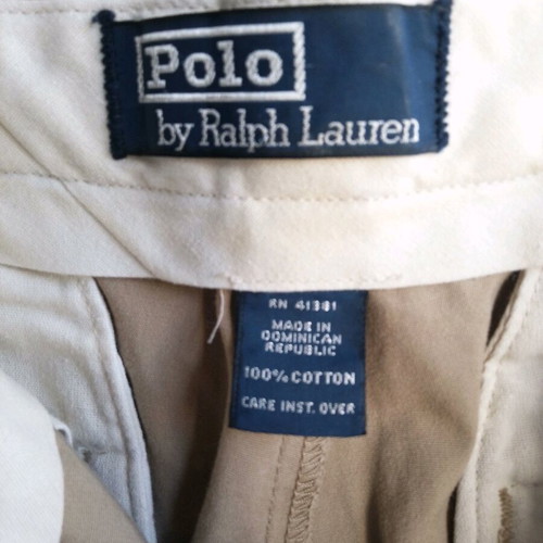 Polo Ralph Lauren men's classic summer pants used, beige size 30/32