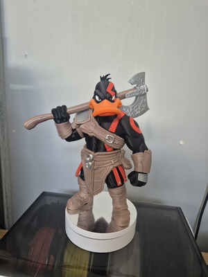 Daffy Duck x Kratos God of War 3D Print figure like new