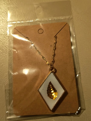 Handmade necklaces from resin glass