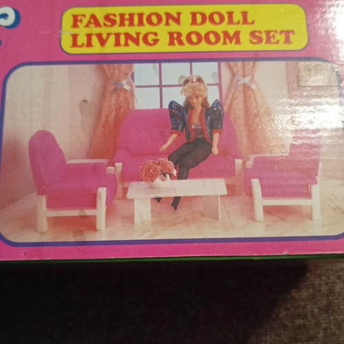 Doll furniture dining set closed new