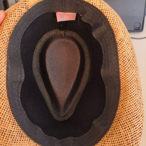 Unisex MG Hellas Brown Hat 21x15cm, like new