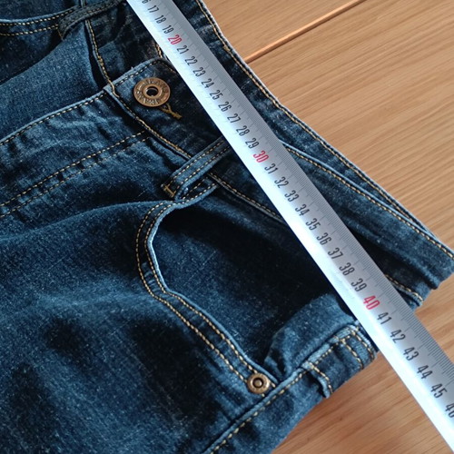 Men's Blue Black Regular Fit Jeans new, thin denim W32 L32