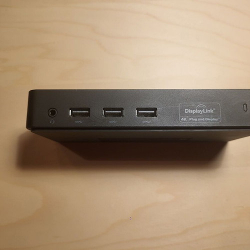 Dell D3100 USB 3.0 Docking Station with power supply and cables