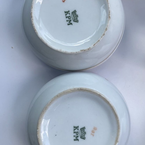 Vintage KPM jars German porcelain hand made like new