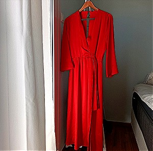 Zara κόκκινο φόρεμα limited edition M