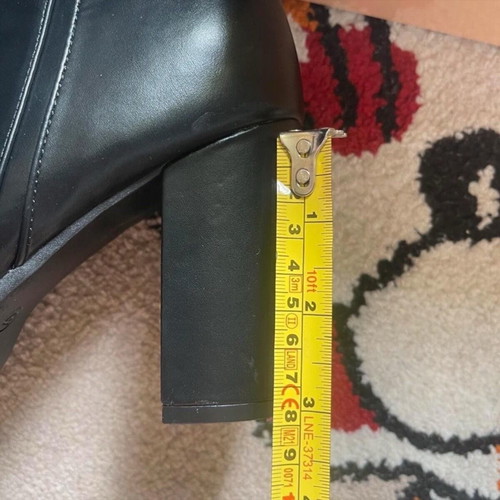 Paolo Bocelli women's boots faux leather like new, size 37, black