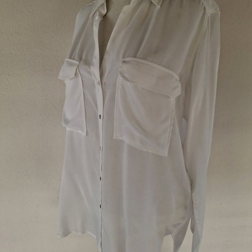 Zara shirt used, white, size L