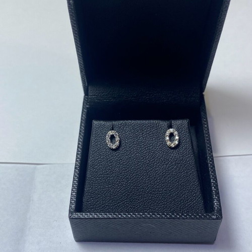 White gold 14k handmade earrings new