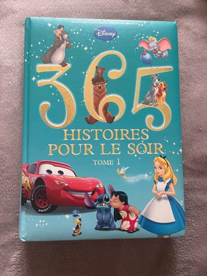 Children's French book 365 histoires pour le soir Volume 1 Disney like new