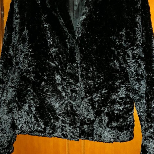 Le comte jacket synthetic fur like new, black