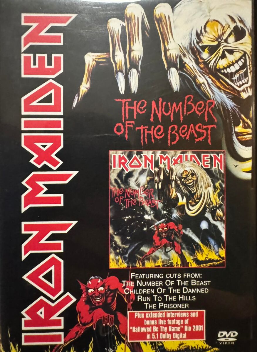 Iron Maiden The Number Of The Beast DVD… - € 3,00 - Vendora.cy