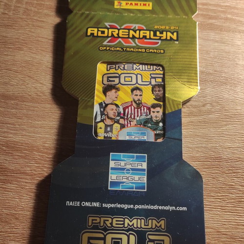 Adrenalyn Premium Gold Panini 2023-24 used, Greek Super League cards
