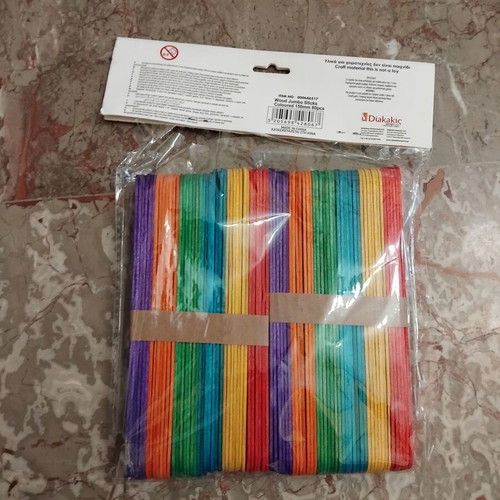 The Littlies Colored Craft Sticks pack of 80, like new