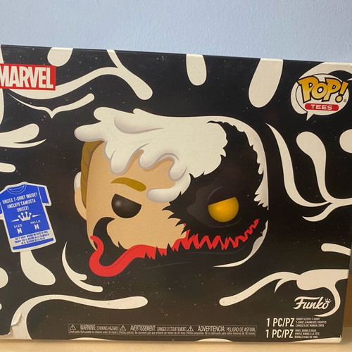 Funko Pop Anti-Venom with Medium T-shirt new