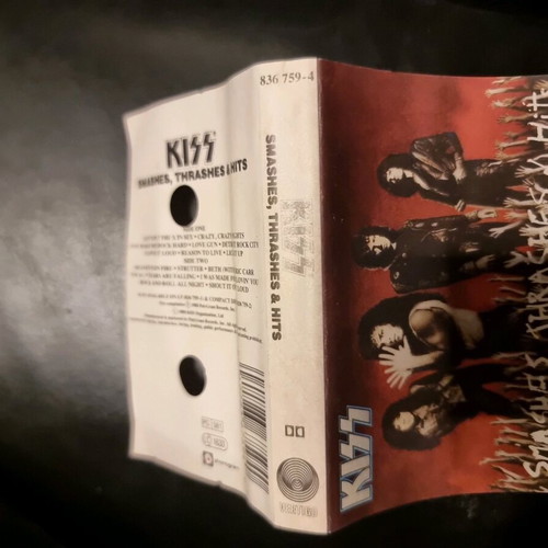KISS Smashes, Thrashes & Hits cassette used, rock