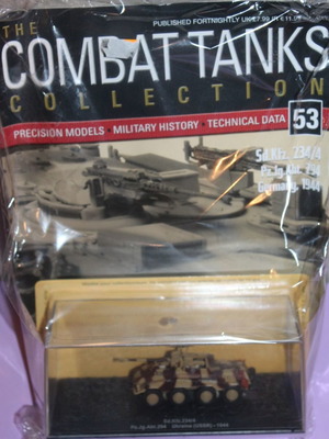 DeAgostini The Combat Tanks Collection #53 Sd Kfz 234/4 Pz Jg Abt 294 Ukraine 1944 καινούργιο με το περιοδικό