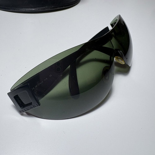 Bvlgari sunglasses like new with case, black