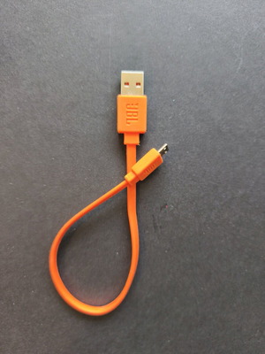 Καλώδιο JBL USB σε Type C σε πορτοκαλί χρώμα σαν καινούργιο