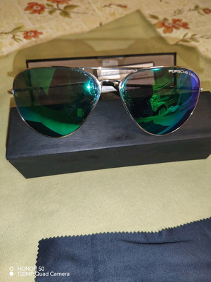 Porsche Design sunglasses used, silver color