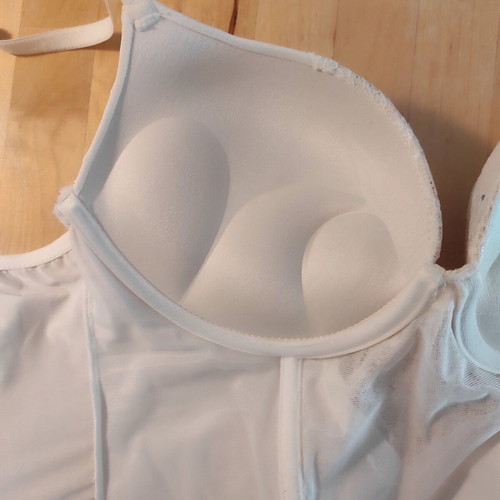 Corset H&M white like new with rhinestones and adjustable straps
