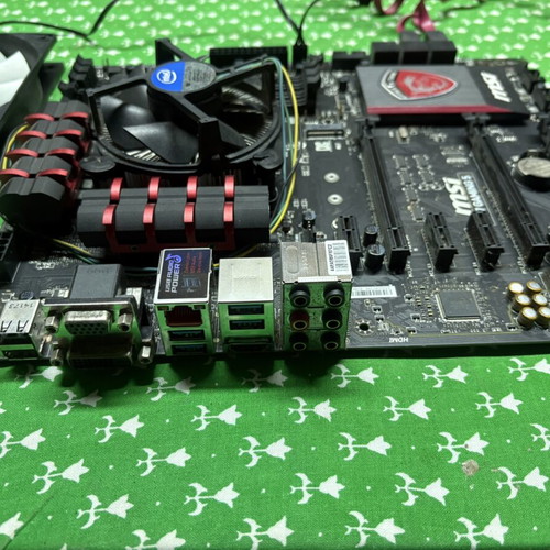 MSI Z97 Gaming 5 motherboard with Intel Pentium G3258 LGA1150 set