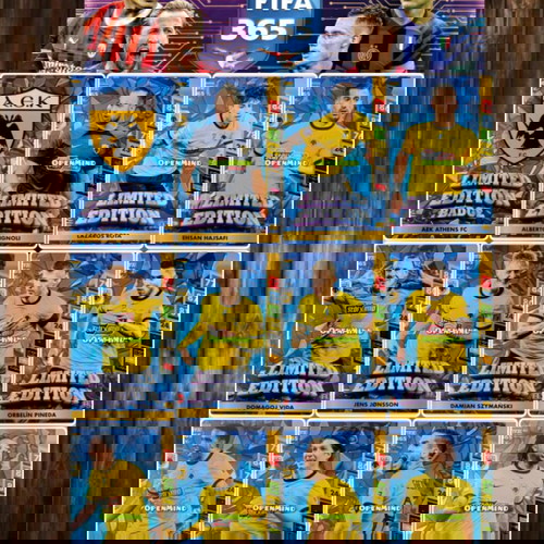 Μεμονωμένες ελληνικές και ξένες limited edition κάρτες Panini FIFA 365 2025 Andrenalyn XL καινούργιες