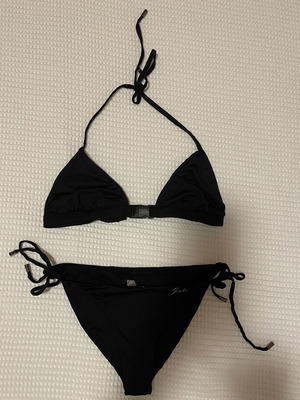 Karl Lagerfeld black bikini like new, size S