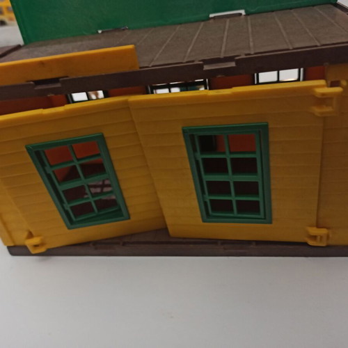 Playmobil Geobra 3426 miners hotel and stage used