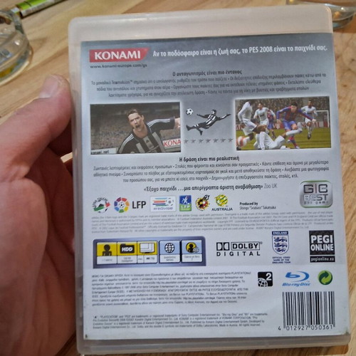 PES 2008 PS3 game used, good condition
