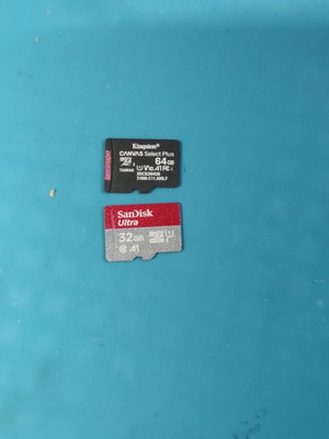 Micro SD card pack of two 64GB and 32GB